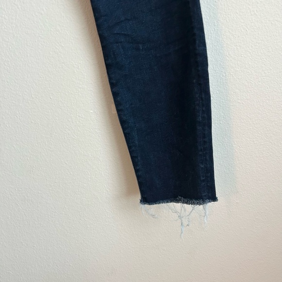 Mother High Waisted Looked Ankle Fray Skinny Jeans - Size 28 - Picture 2 of 8